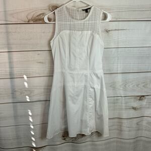 W118 By Walter Baker White Sleeveless Mini Dress Size XS